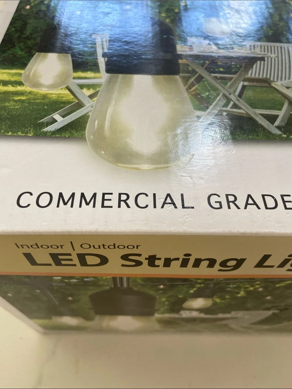 Black LED String Lights - 24ft, 12 Bulbs